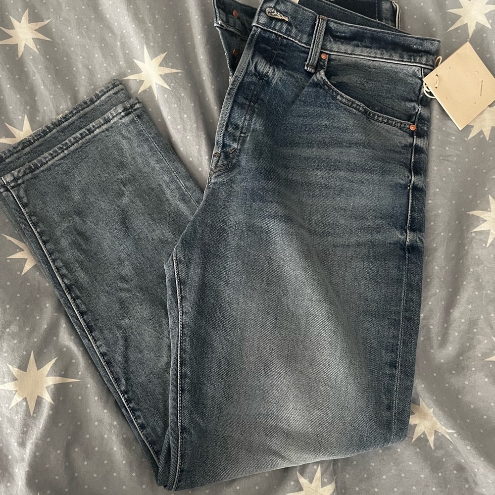 Light Washed Mother Jeans